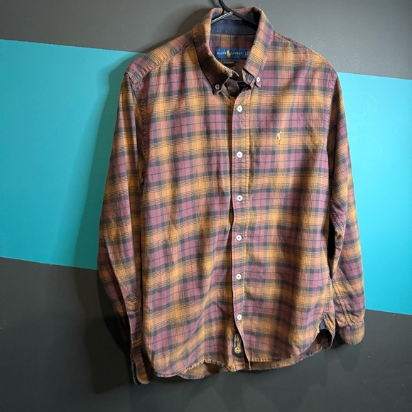 Polo by Ralph Lauren Men's Multicolor Plaid Shirt - Picture 2 of 10